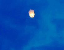 And my sky lantern was the highest of them all.